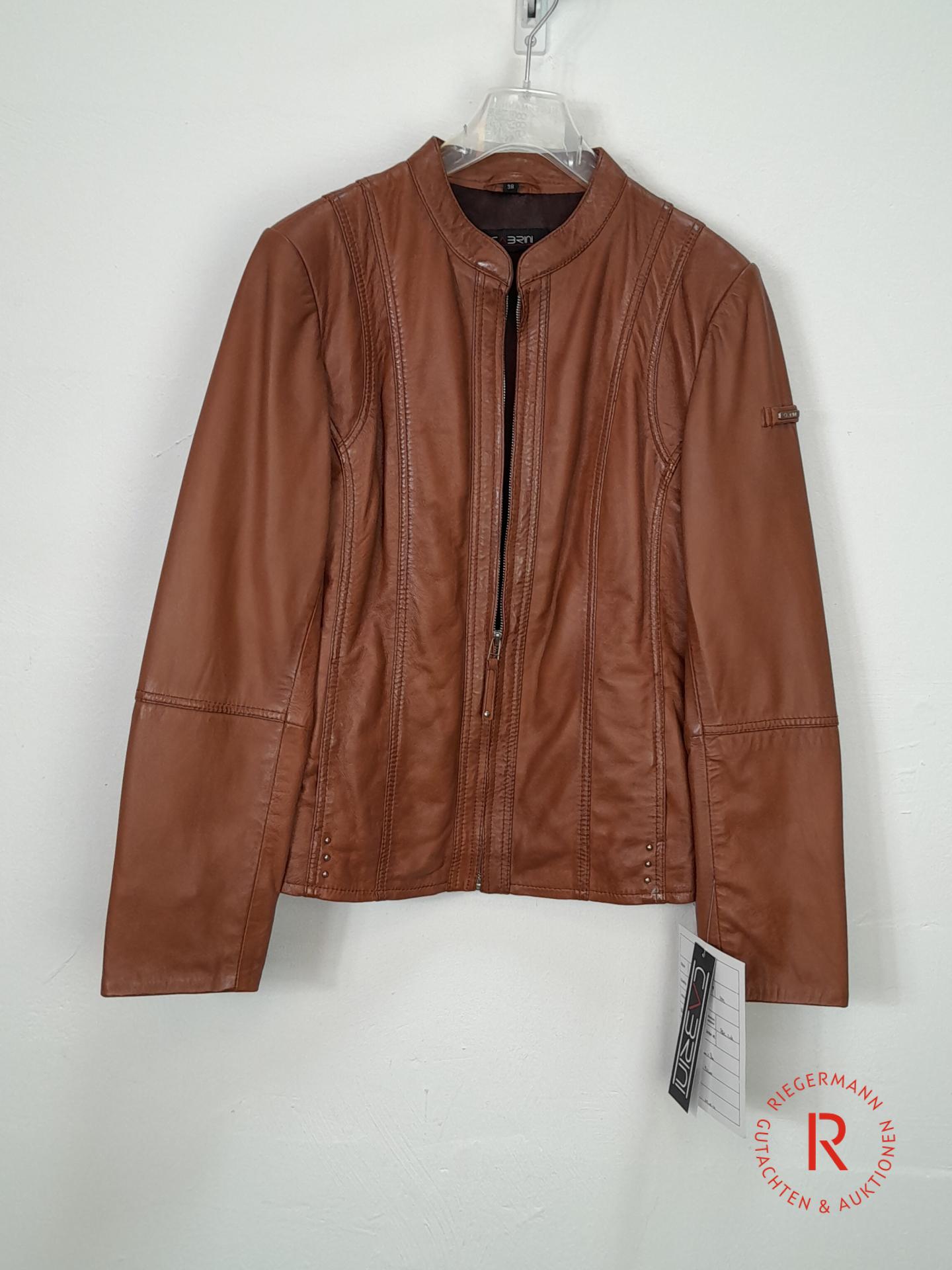 DAMEN LEDERJACKE GRÖSSE 38